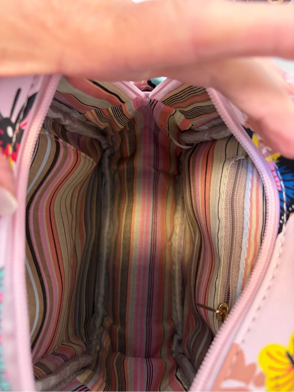 Butterfly Print Mini Backpack - Pink